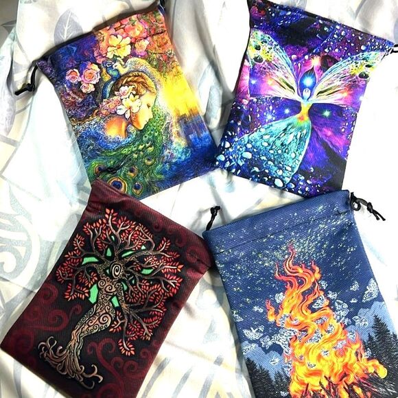 Unbranded Handbags - Beautiful Drawstring Storage Pouch. NEW! - Your Choice of Pattern.